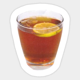 Lemon Tea Drinking Sticker